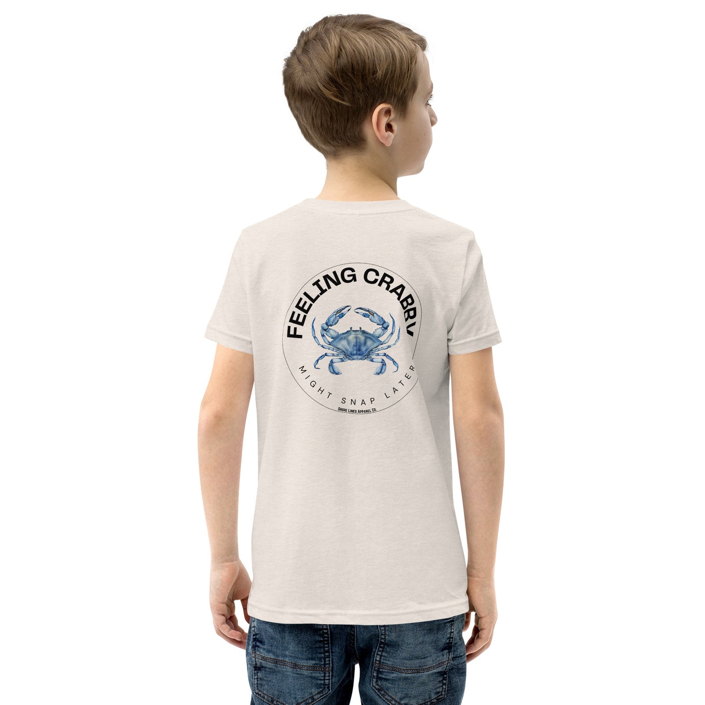 Feeling Crabby | Youth SS-dust-Shore Lines Apparel Co.