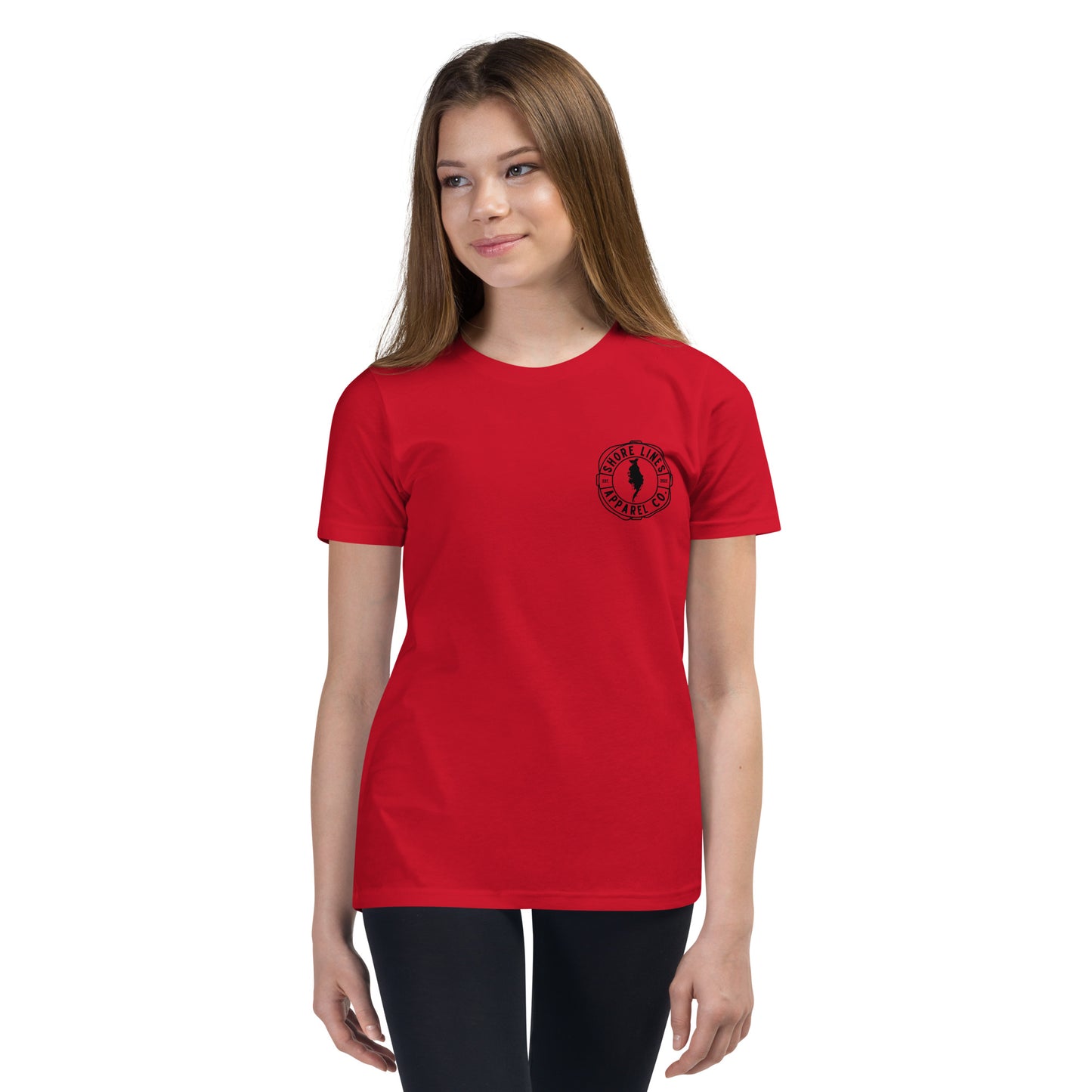Watching Reels | Youth SS-red-Shore Lines Apparel Co.