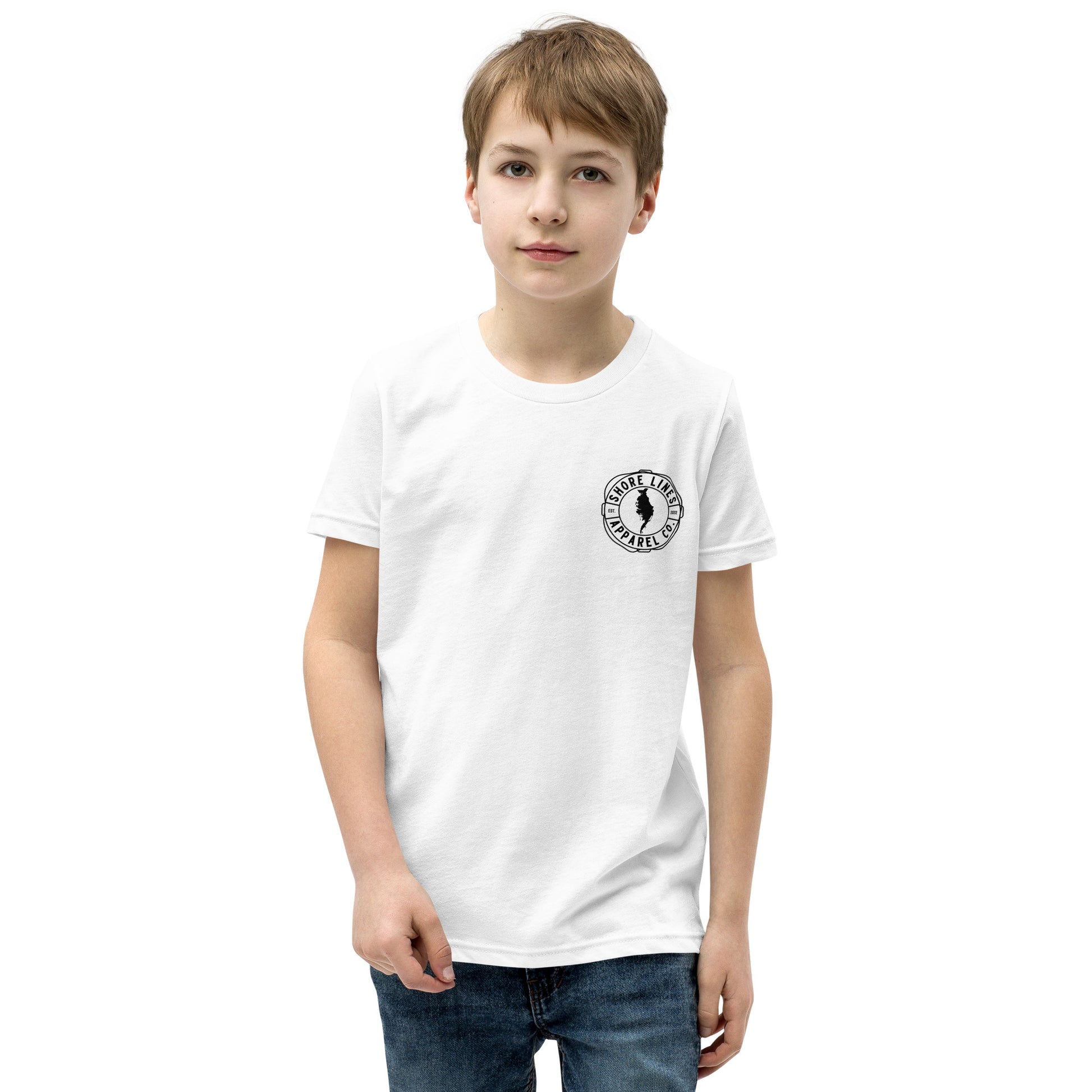 Watching Reels | Youth SS-white-Shore Lines Apparel Co.